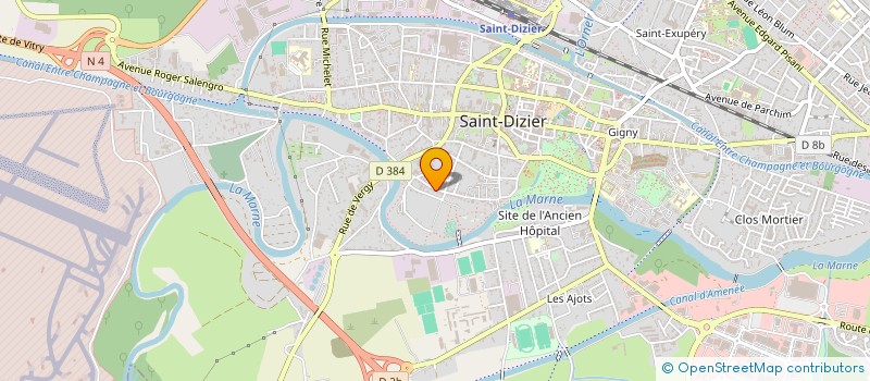 localisation de l'entreprise MONSIEUR BRUNO MARINTHE à SAINT-DIZIER