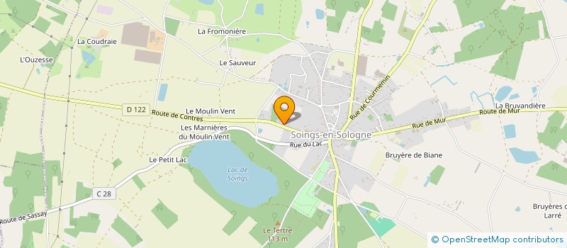 localisation de l'entreprise MONSIEUR BRUNO MARIONNET  SOINGS-EN-SOLOGNE