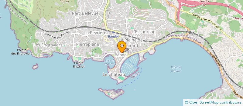localisation de l'entreprise MONSIEUR BRUNO MARON à BANDOL
