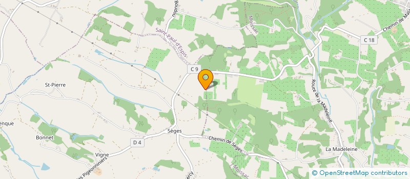 localisation de l'entreprise MONSIEUR BRUNO MARQUES  BOUDOU