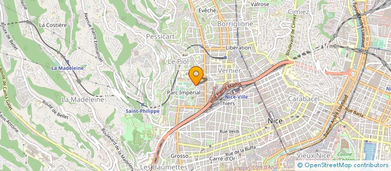 localisation de l'entreprise MONSIEUR BRUNO MARQUIS  NICE