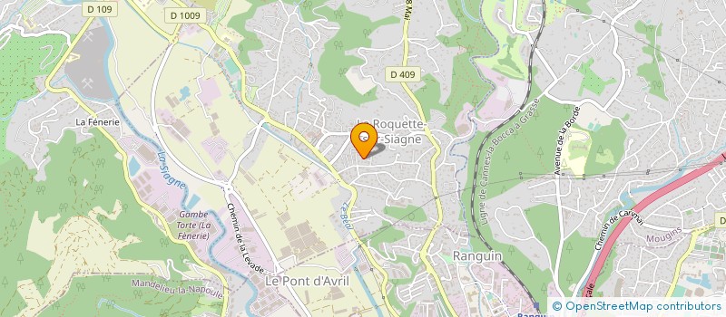 localisation de l'entreprise MONSIEUR BRUNO MARTELLI à LA ROQUETTE-SUR-SIAGNE