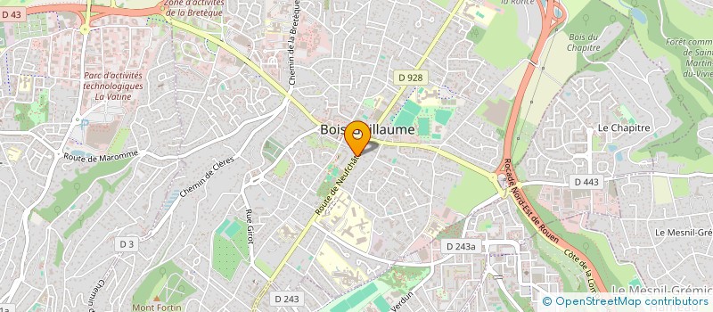 localisation de l'entreprise MONSIEUR BRUNO MARTELLUCCI à BOIS-GUILLAUME