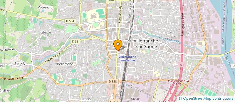 localisation de l'entreprise MONSIEUR BRUNO MARTIN à VILLEFRANCHE-SUR-SAONE