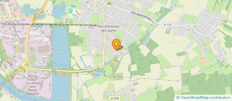 localisation de l'entreprise MONSIEUR BRUNO MARTIN  SAINT-MARCEL