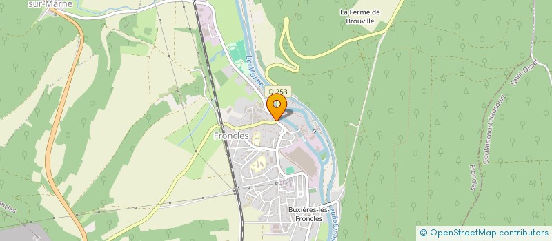 localisation de l'entreprise MONSIEUR BRUNO MARTIN à FRONCLES