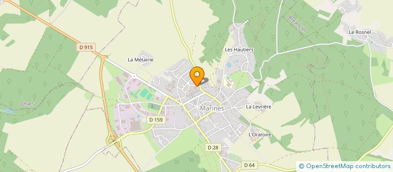 localisation de l'entreprise MONSIEUR BRUNO MARTIN  CHANVERRIE