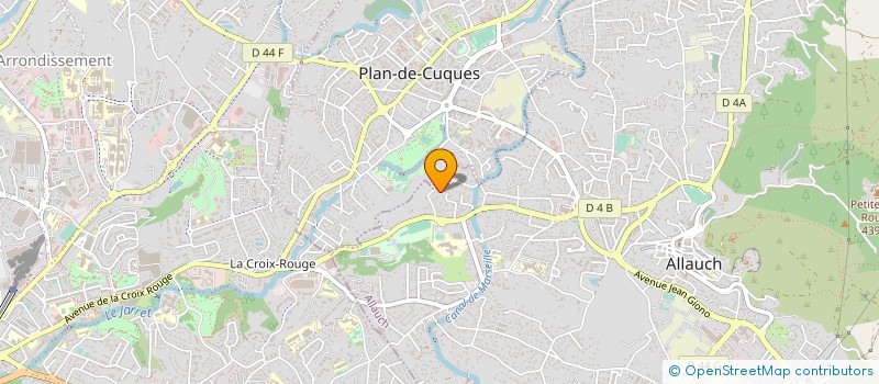 localisation de l'entreprise MONSIEUR BRUNO MARTIN à ALLAUCH
