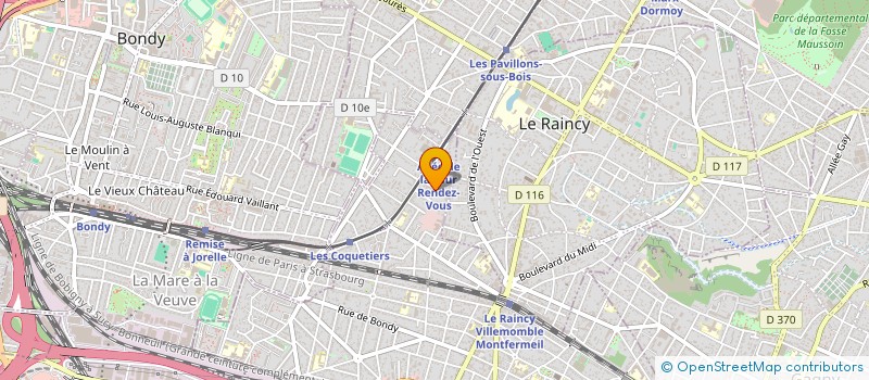 localisation de l'entreprise MONSIEUR BRUNO MARTIN à VILLEMOMBLE