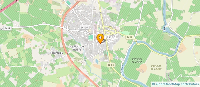 localisation de l'entreprise MONSIEUR BRUNO MARTINEZ  BESSAN