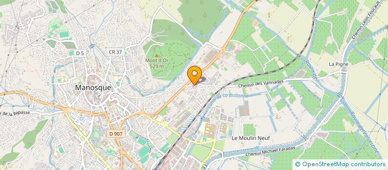 localisation de l'entreprise MONSIEUR BRUNO MARTINEZ à MANOSQUE