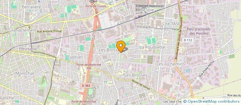 localisation de l'entreprise MONSIEUR BRUNO MARTINS TEIXEIRA SECA  VILLEURBANNE