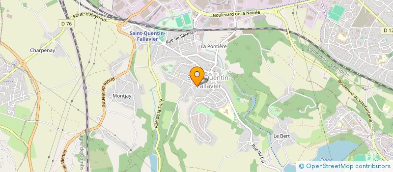 localisation de l'entreprise MONSIEUR BRUNO MARTRY  SAINT-QUENTIN-FALLAVIER