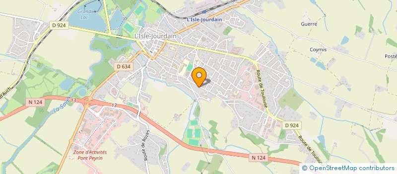 localisation de l'entreprise MONSIEUR BRUNO MARTY à L'ISLE-JOURDAIN