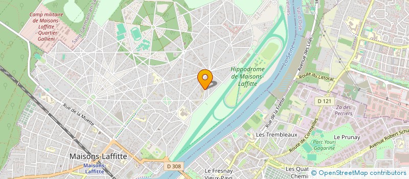 localisation de l'entreprise MONSIEUR BRUNO MARVALDI  MAISONS-LAFFITTE
