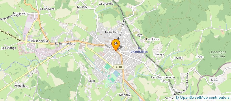 localisation de l'entreprise MONSIEUR BRUNO MAS à CHAUFFAILLES