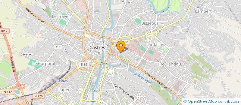 localisation de l'entreprise MONSIEUR BRUNO MASAROTTO  CASTRES