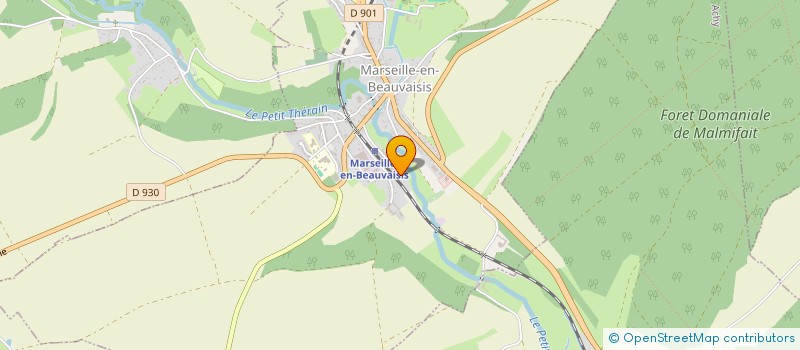 localisation de l'entreprise MONSIEUR BRUNO MASCRE  MARSEILLE-EN-BEAUVAISIS