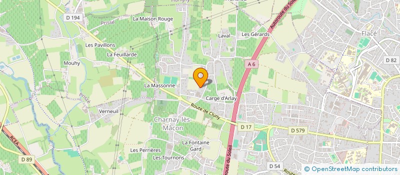 localisation de l'entreprise MONSIEUR BRUNO MASQUELIER à CHARNAY-LES-MACON