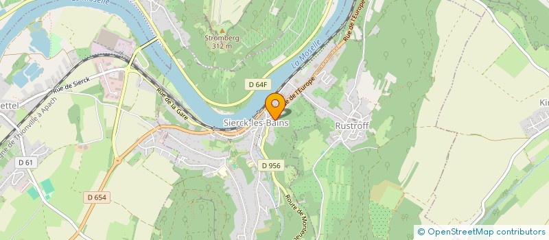 localisation de l'entreprise MONSIEUR BRUNO MASSON  SIERCK-LES-BAINS