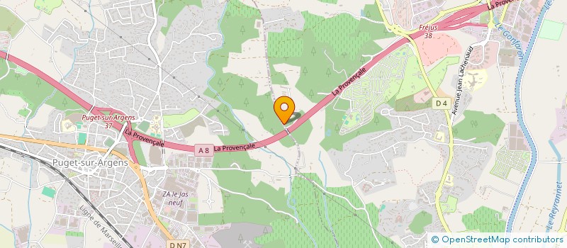 localisation de l'entreprise MONSIEUR BRUNO MASSON à FREJUS