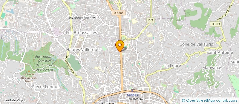 localisation de l'entreprise MONSIEUR BRUNO MAURANI à CANNES