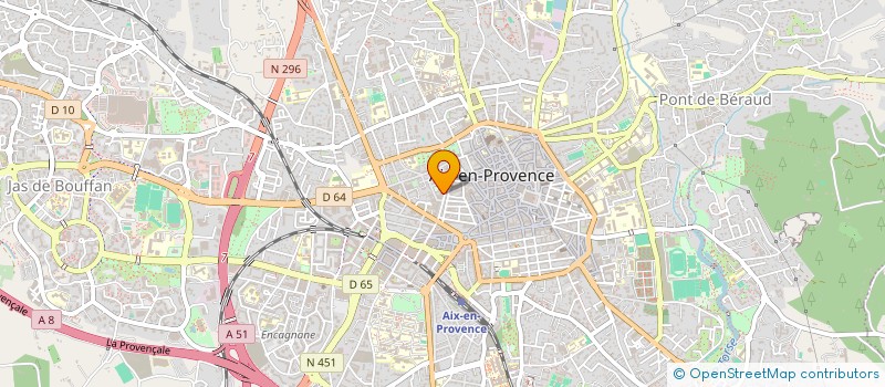 localisation de l'entreprise MONSIEUR BRUNO MAURET à AIX-EN-PROVENCE