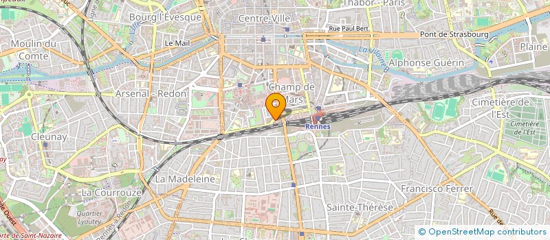 localisation de l'entreprise MONSIEUR BRUNO MAYEUR  RENNES