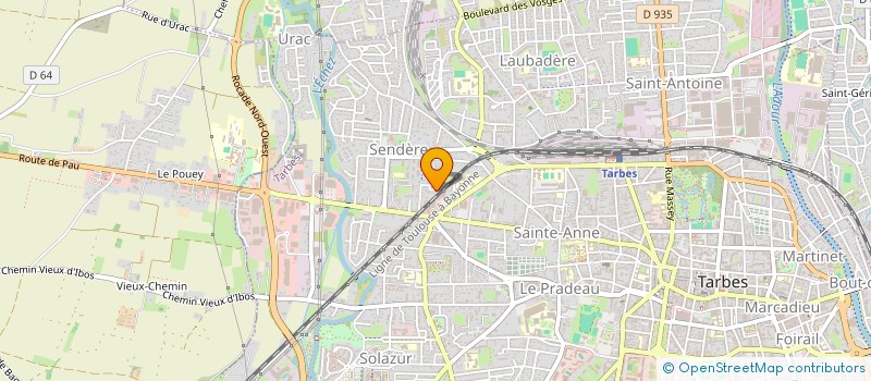 localisation de l'entreprise MONSIEUR BRUNO MAZ  TARBES