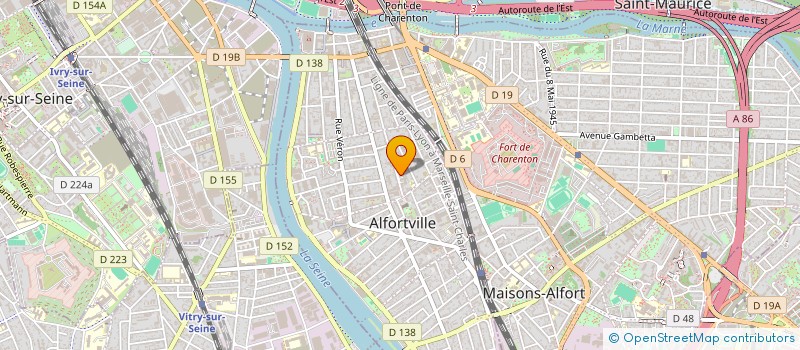 localisation de l'entreprise MONSIEUR BRUNO MAZARI à ALFORTVILLE