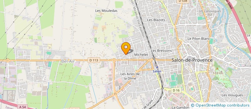 localisation de l'entreprise MONSIEUR BRUNO MAZERAT  SALON-DE-PROVENCE