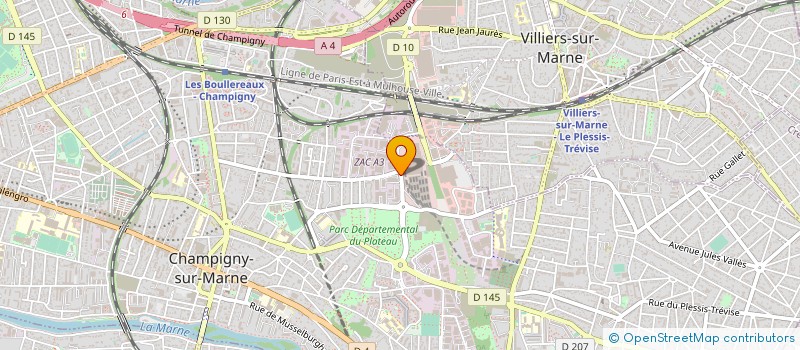 localisation de l'entreprise MONSIEUR BRUNO MAZZI à CHAMPIGNY SUR MARNE