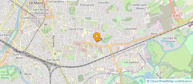 localisation de l'entreprise MONSIEUR BRUNO MAZZIA  LE MANS