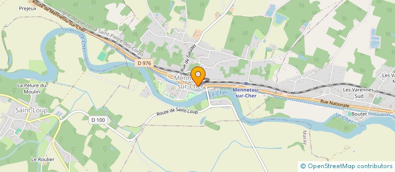 localisation de l'entreprise MONSIEUR BRUNO MEDAN  MENNETOU-SUR-CHER