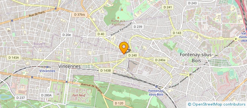 localisation de l'entreprise MONSIEUR BRUNO MEDINA à VINCENNES