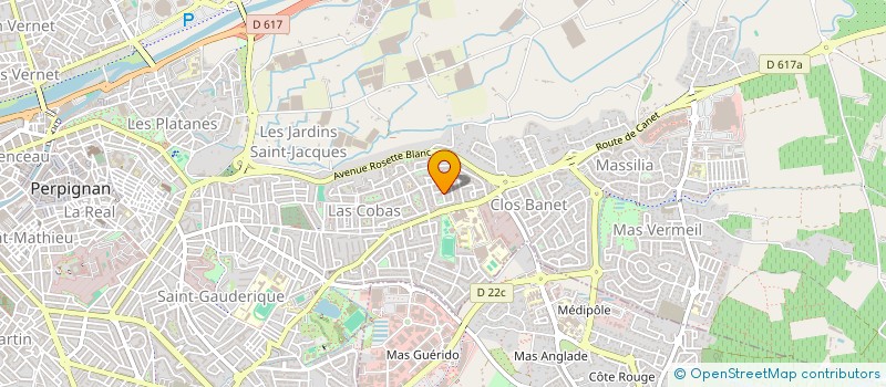 localisation de l'entreprise MONSIEUR BRUNO MELET  PERPIGNAN