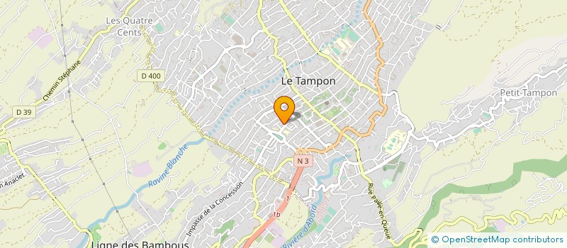 localisation de l'entreprise MONSIEUR BRUNO MELI à LE TAMPON