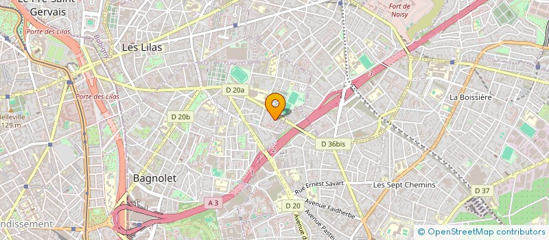 localisation de l'entreprise MONSIEUR BRUNO MEMAIN à BAGNOLET