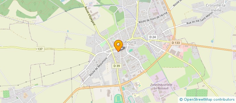 localisation de l'entreprise MONSIEUR BRUNO MENAGER  LE NEUBOURG