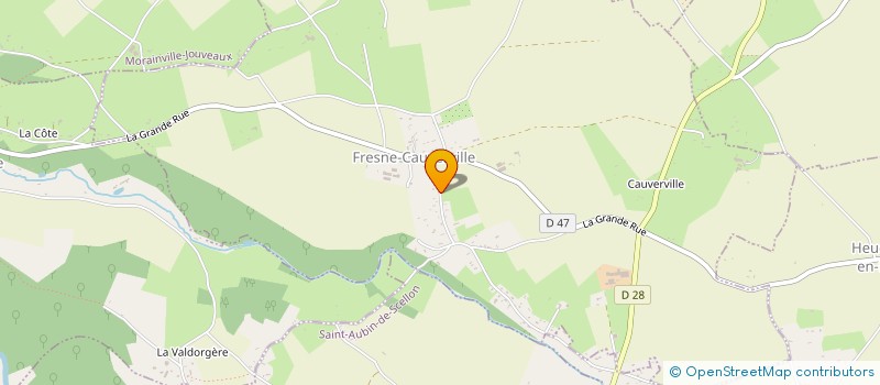 localisation de l'entreprise MONSIEUR BRUNO MENAGER  FRESNE-CAUVERVILLE