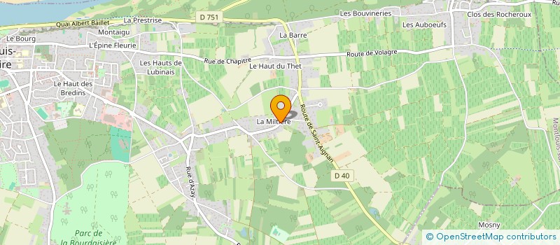 localisation de l'entreprise MONSIEUR BRUNO MENANT  VERETZ