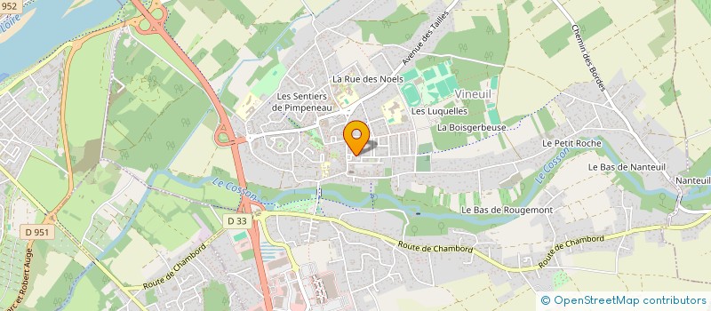 localisation de l'entreprise MONSIEUR BRUNO MENANTEAU à VINEUIL