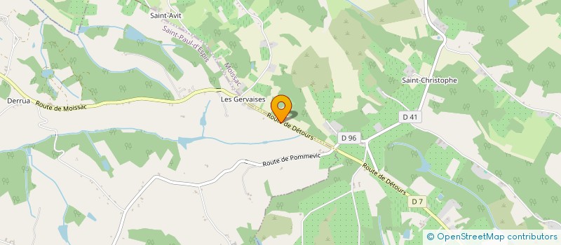 localisation de l'entreprise MONSIEUR BRUNO MENDES BARRELA  ST PAUL D ESPIS