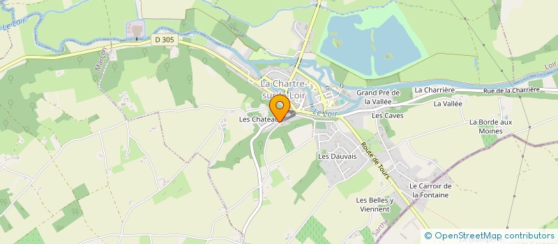 localisation de l'entreprise MONSIEUR BRUNO MENDROUX à LA CHARTRE-SUR-LE-LOIR