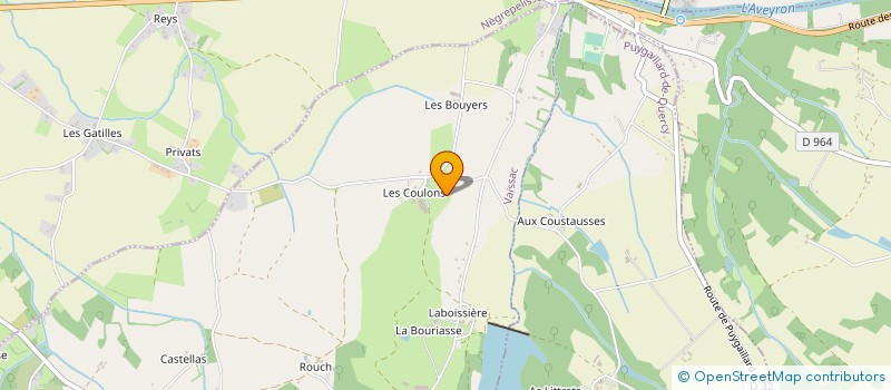 localisation de l'entreprise MONSIEUR BRUNO MENEGHETTI  VAISSAC