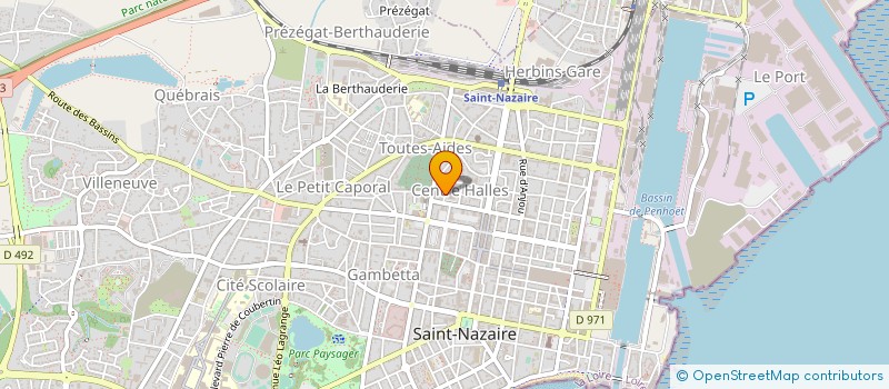 localisation de l'entreprise MONSIEUR BRUNO MENUET à SAINT-NAZAIRE
