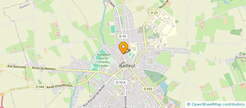 localisation de l'entreprise MONSIEUR BRUNO MERCIER à BAILLEUL