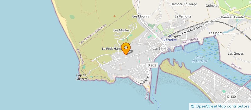 localisation de l'entreprise MONSIEUR BRUNO MERCIER  BARNEVILLE-CARTERET