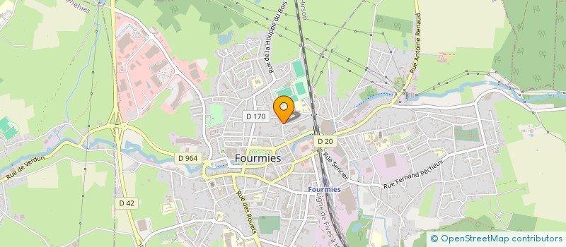 localisation de l'entreprise MONSIEUR BRUNO MERCIER  FOURMIES