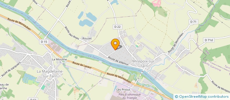 localisation de l'entreprise MONSIEUR BRUNO MERIC  BONDIGOUX